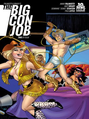 cover image of Palmiotti and Brady's The Big Con Job (2015), Issue 2
